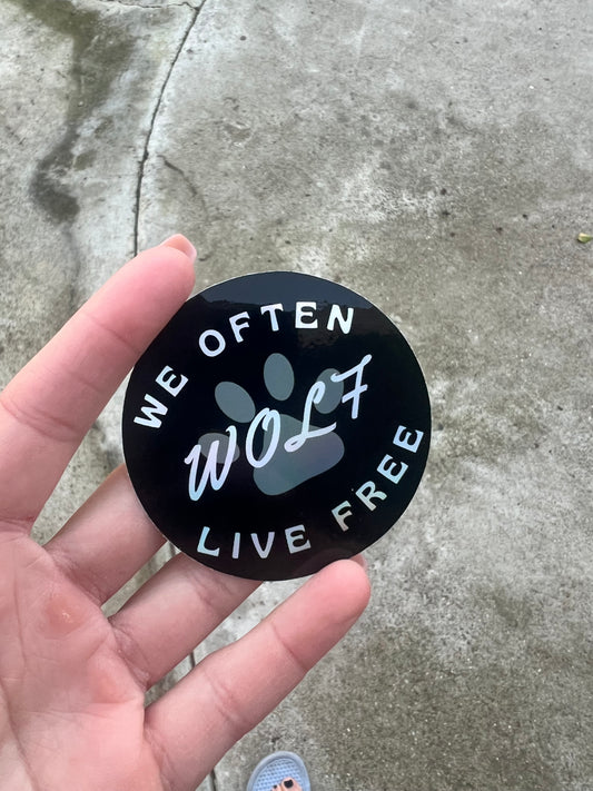 Holographic Logo Sticker
