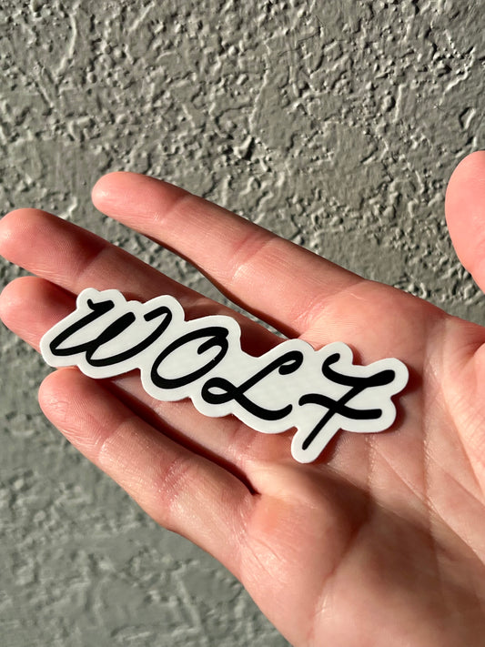 Wolf Die-cut Sticker